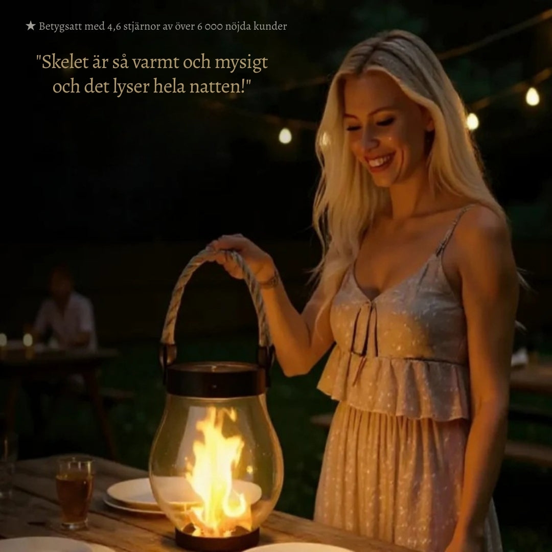 SolGlöd Lykta – varm stämning för mörka kvällar