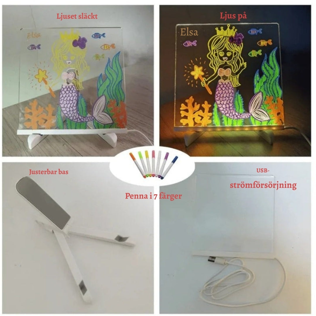 LjusSkapa Board – Gör fantasin levande med ett magiskt sken